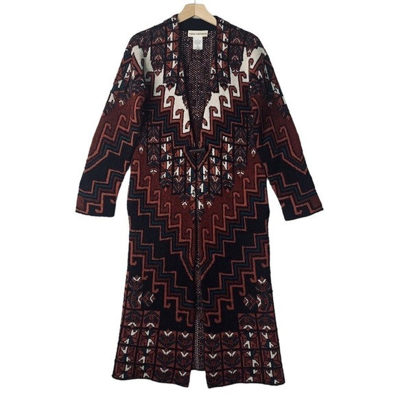 Mara Hoffman Bolnisi Rug Sweater Coat Womens XS $495 ASO Zoe of This Is Us - Picture 7 of 16